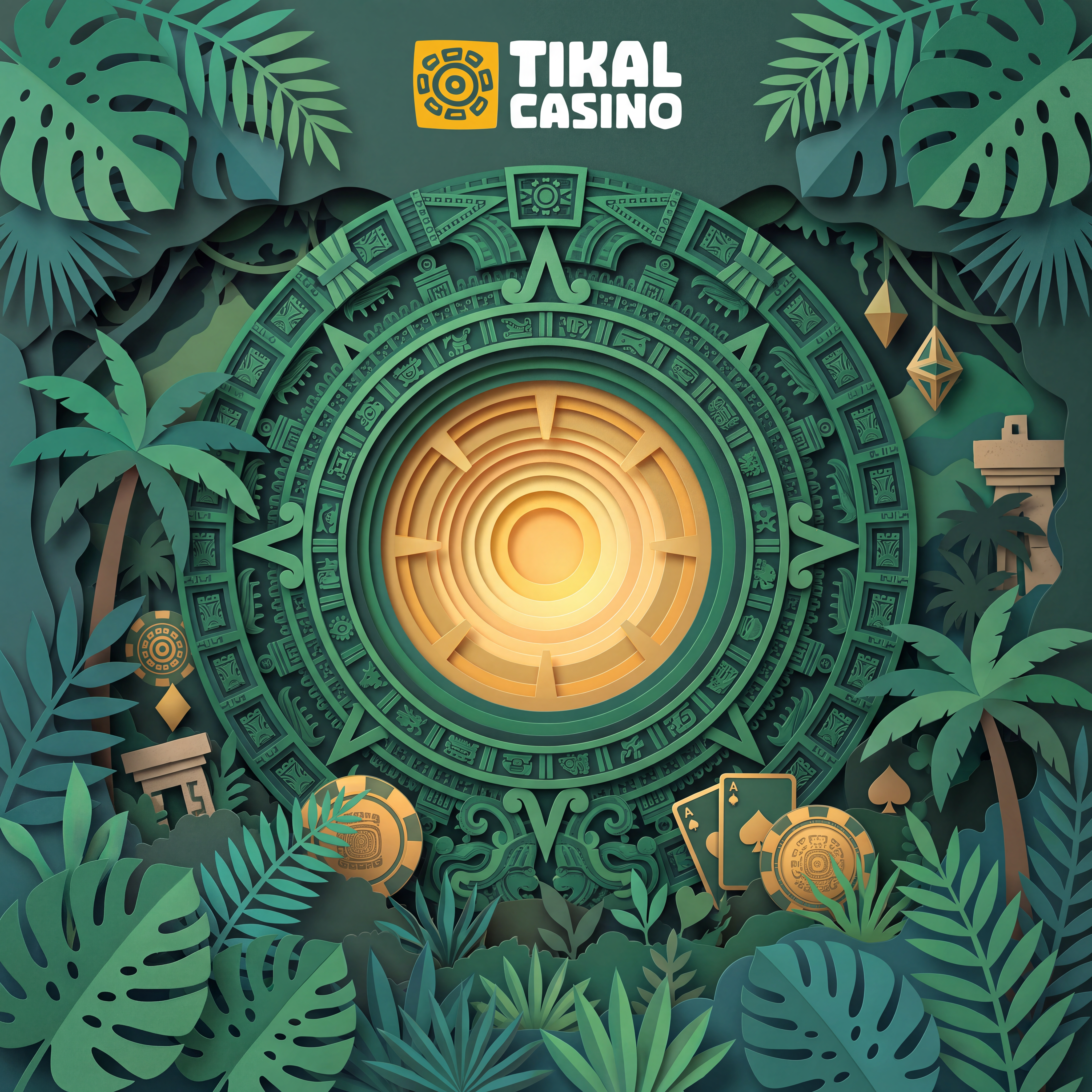 Tikal Casino golden sun vault in the jungle